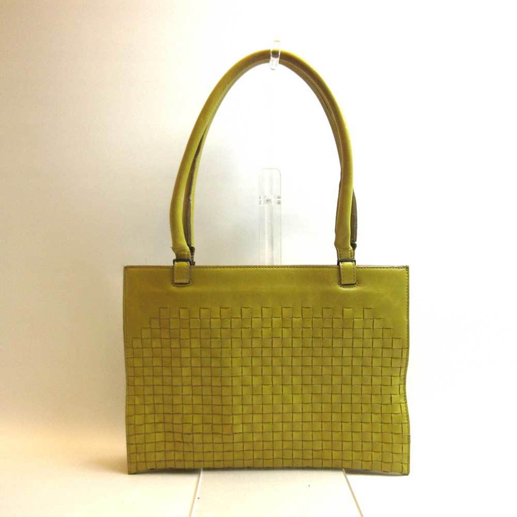 Bottega Veneta Shoulder Bag Intrecciato Hand Yellow